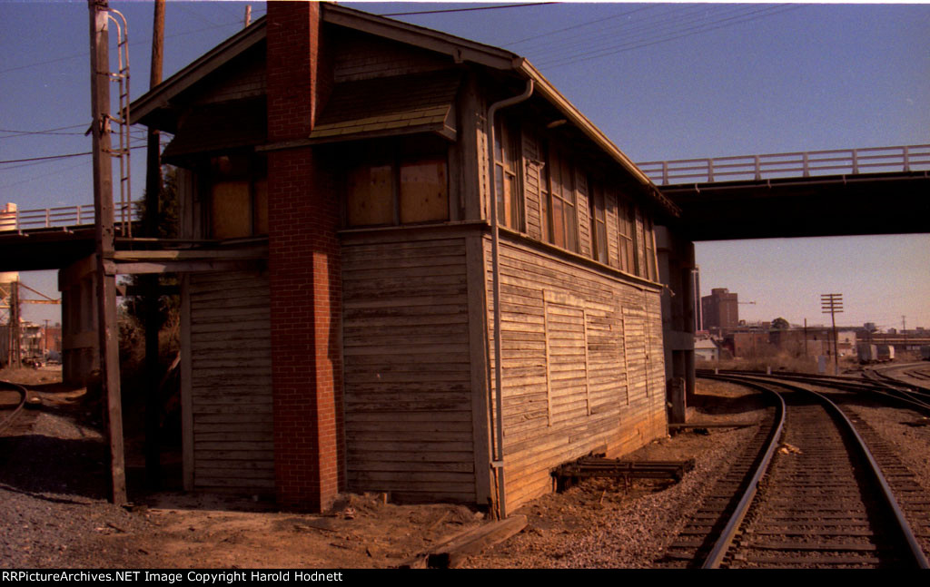 Boylan Tower guards crlssing of original NS with SAL and Southern Rwys. 